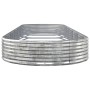 Jardinera arriate acero galvanizado plata 523x140x36 cm en Macetas y jardineras | Comprar online en Foru.es