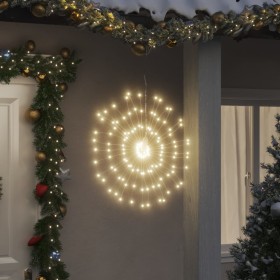 Luces de Navidad de estrellas 2 uds 140 LED blanco cálido 17 cm en Decoración Festiva y Estacional | Comprar online en Foru.es