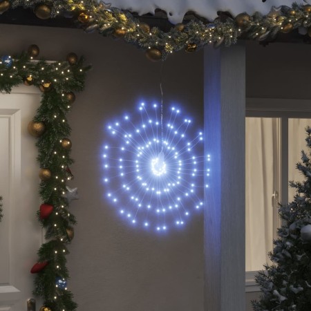 Luces de Navidad de estrellas 8 uds 140 LED blanco frío 17 cm en Decoración Festiva y Estacional | Comprar online en Foru.es