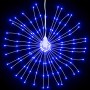 Luces de Navidad de estrellas 2 uds 140 LED azul 17 cm en Decoración Festiva y Estacional | Comprar online en Foru.es