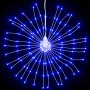 Luces de Navidad de estrellas 8 uds 140 LED azul 17 cm en Decoración Festiva y Estacional | Comprar online en Foru.es