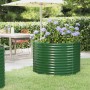 Jardinera arriate acero galvanizado verde 100x100x68 cm en Macetas y jardineras | Comprar online en Foru.es