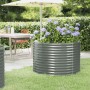 Jardinera arriate acero galvanizado gris 100x100x68 cm en Macetas y jardineras | Comprar online en Foru.es