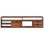 Mueble de TV de madera maciza de acacia 140x30x35 cm de vidaXL, Muebles TV - Ref: Foro24-340301, Precio: 225,46 €, Descuento: %