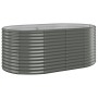 Jardinera arriate acero galvanizado gris 175x100x68 cm en Macetas y jardineras | Comprar online en Foru.es