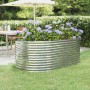 Jardinera arriate acero galvanizado gris 175x100x68 cm en Macetas y jardineras | Comprar online en Foru.es
