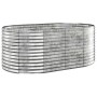 Jardinera arriate acero galvanizado gris 175x100x68 cm en Macetas y jardineras | Comprar online en Foru.es
