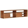 Mueble de TV de madera maciza de acacia 140x30x35 cm de vidaXL, Muebles TV - Ref: Foro24-340301, Precio: 225,46 €, Descuento: %