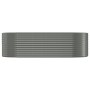 Jardinera arriate acero galvanizado gris 249x100x68 cm en Macetas y jardineras | Comprar online en Foru.es