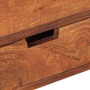 Mueble de TV de madera maciza de acacia 140x30x35 cm de vidaXL, Muebles TV - Ref: Foro24-340301, Precio: 225,46 €, Descuento: %