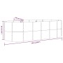 Jardinera arriate acero galvanizado antracita 249x100x68cm en Macetas y jardineras | Comprar online en Foru.es
