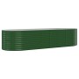Jardinera arriate acero galvanizado verde 322x100x68 cm en Macetas y jardineras | Comprar online en Foru.es