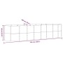Jardinera arriate acero galvanizado gris 322x100x68 cm en Macetas y jardineras | Comprar online en Foru.es
