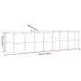 Jardinera arriate acero galvanizado plata 322x100x68 cm en Macetas y jardineras | Comprar online en Foru.es