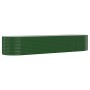 Jardinera arriate acero galvanizado verde 396x100x68 cm en Macetas y jardineras | Comprar online en Foru.es