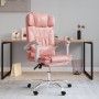 Silla de oficina reclinable cuero sintético rosa de vidaXL, Sillas de oficina - Ref: Foro24-349737, Precio: 124,62 €, Descuen...