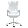 Silla de oficina reclinable cuero sintético blanco de vidaXL, Sillas de oficina - Ref: Foro24-349738, Precio: 139,72 €, Descu...