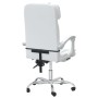 Silla de oficina reclinable cuero sintético blanco de vidaXL, Sillas de oficina - Ref: Foro24-349738, Precio: 139,72 €, Descu...