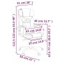 Silla de oficina reclinable cuero sintético blanco de vidaXL, Sillas de oficina - Ref: Foro24-349738, Precio: 139,72 €, Descu...