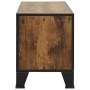 Mueble de TV metal y MDF marrón rústico 105x36x47 cm de vidaXL, Muebles TV - Ref: Foro24-335909, Precio: 91,32 €, Descuento: %