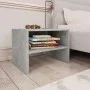 Mesita de noche madera contrachapada gris hormigón 40x30x30 cm de vidaXL, Mesitas de noche - Ref: Foro24-800071, Precio: 29,0...