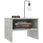 Mesita de noche madera contrachapada gris hormigón 40x30x30 cm de vidaXL, Mesitas de noche - Ref: Foro24-800071, Precio: 29,0...