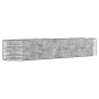 Jardinera arriate acero galvanizado plata 396x100x68 cm en Macetas y jardineras | Comprar online en Foru.es