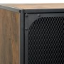 Mueble de TV metal y MDF marrón rústico 105x36x47 cm de vidaXL, Muebles TV - Ref: Foro24-335909, Precio: 91,32 €, Descuento: %