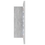 Armario espejo baño luz LED acrílico gris hormigón 40x12x45 cm de vidaXL, Tocadores de baño - Ref: Foro24-804952, Precio: 37,...