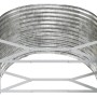 Jardinera arriate acero recubrimiento polvo plata 507x100x68 cm en Macetas y jardineras | Comprar online en Foru.es