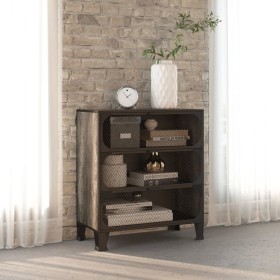 Armario de almacenaje metal y MDF gris 72x36x82 cm de vidaXL, Taquillas y armarios de almacenamiento - Ref: Foro24-335912, Pr...