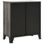 Gray metal and MDF storage cabinet 72x36x82 cm by vidaXL, Lockers and storage cabinets - Ref: Foro24-335912, Price: 110,73 €,...