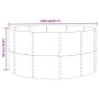 Jardinera arriate acero galvanizado plata 140x140x68 cm en Macetas y jardineras | Comprar online en Foru.es