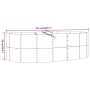 Arriate de jardín verde 212x140x68 cm acero galvanizado en Macetas y jardineras | Comprar online en Foru.es