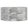 Jardinera arriate acero galvanizado plata 447x140x68 cm en Macetas y jardineras | Comprar online en Foru.es