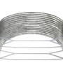 Jardinera arriate acero galvanizado plata 447x140x68 cm en Macetas y jardineras | Comprar online en Foru.es