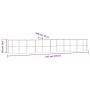 Jardinera arriate acero galvanizado plata 447x140x68 cm en Macetas y jardineras | Comprar online en Foru.es