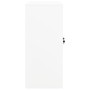 Armario de oficina de acero blanco 90x40x90 cm de vidaXL, Taquillas y armarios de almacenamiento - Ref: Foro24-335930, Precio...