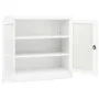 Armario de oficina de acero blanco 90x40x90 cm de vidaXL, Taquillas y armarios de almacenamiento - Ref: Foro24-335930, Precio...