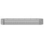 Jardinera arriate acero recubrimiento polvo plata 510x140x68 cm en Macetas y jardineras | Comprar online en Foru.es