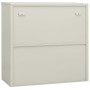 Armario de oficina de acero gris claro 90x40x90cm de vidaXL, Taquillas y armarios de almacenamiento - Ref: Foro24-335931, Pre...