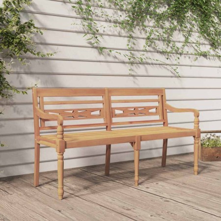 Banco Batavia madera maciza de teca 150 cm en Bancos de jardín | Comprar online en Foru.es