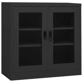 Anthracite gray steel office cabinet 90x40x90 cm by vidaXL, Lockers and storage cabinets - Ref: Foro24-335933, Price: 126,61 ...