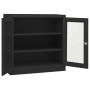 Armario de oficina de acero gris antracita 90x40x90 cm de vidaXL, Taquillas y armarios de almacenamiento - Ref: Foro24-335933...