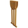 Mesa de bar plegable madera maciza de teca 90x65x105 cm en Mesas de jardín | Comprar online en Foru.es