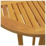 Mesa de bar plegable madera maciza de teca 90x65x105 cm en Mesas de jardín | Comprar online en Foru.es