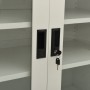 Armario de oficina de acero gris claro 90x40x105 cm de vidaXL, Taquillas y armarios de almacenamiento - Ref: Foro24-335935, P...