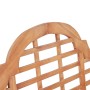 Banco de jardín madera maciza de teca 127x58,5x92,5 cm en Bancos de jardín | Comprar online en Foru.es
