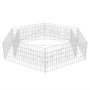 Arriate hexagonal de gaviones 200x173x40 cm de vidaXL, Maceteros y jardineras - Ref: Foro24-142536, Precio: 69,31 €, Descuent...
