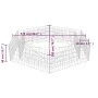 Arriate hexagonal de gaviones 200x173x40 cm de vidaXL, Maceteros y jardineras - Ref: Foro24-142536, Precio: 65,10 €, Descuent...